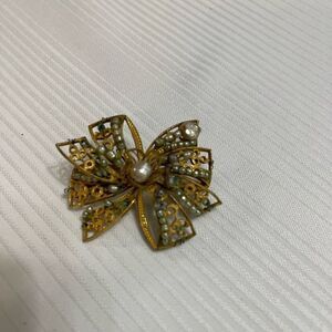 Miriam Haskell VTG Brooch Signed Rare